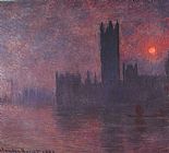 London Houses of Parliament at Sunset